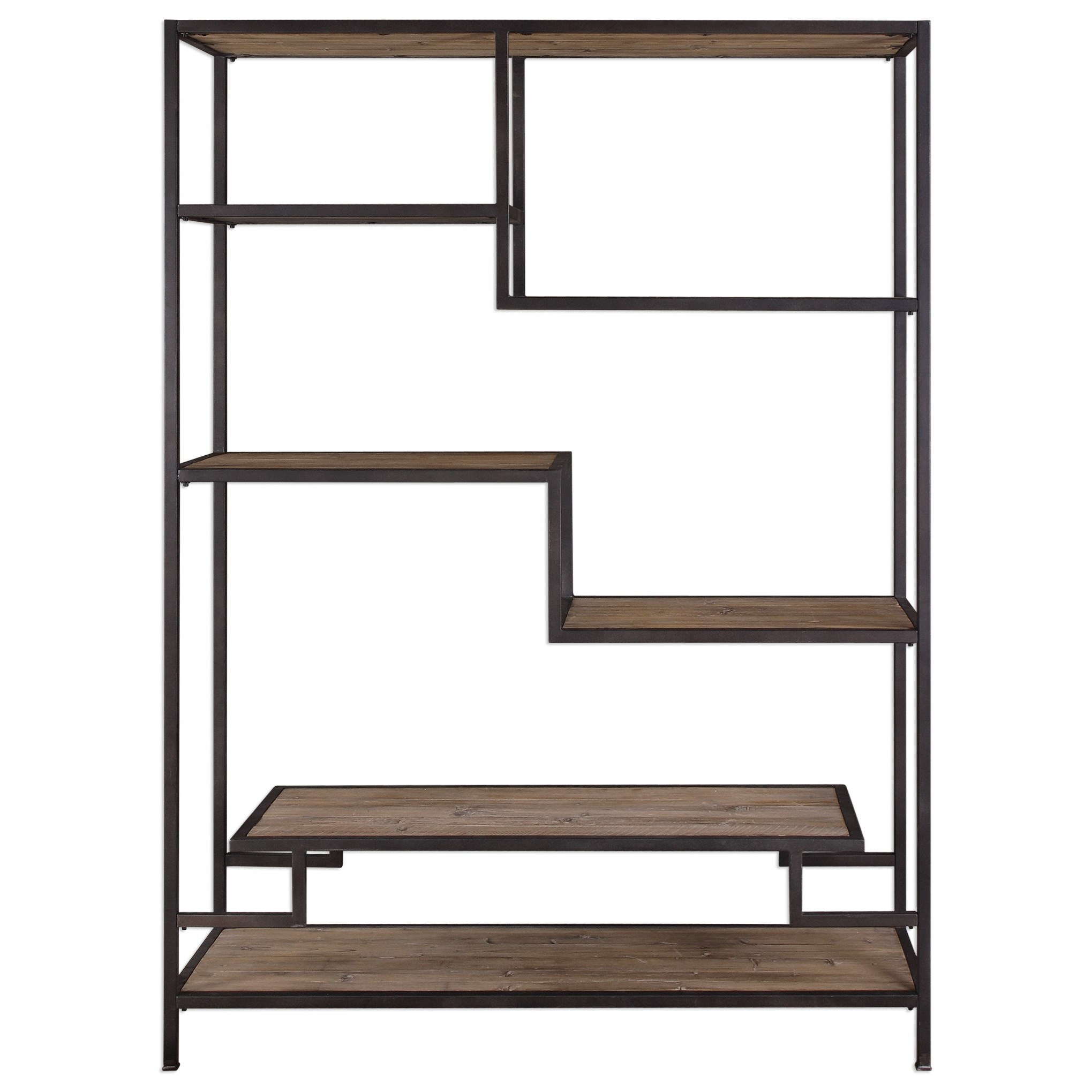 Uttermost Accent Furniture Bookcases 24682 Sherwin Industrial
